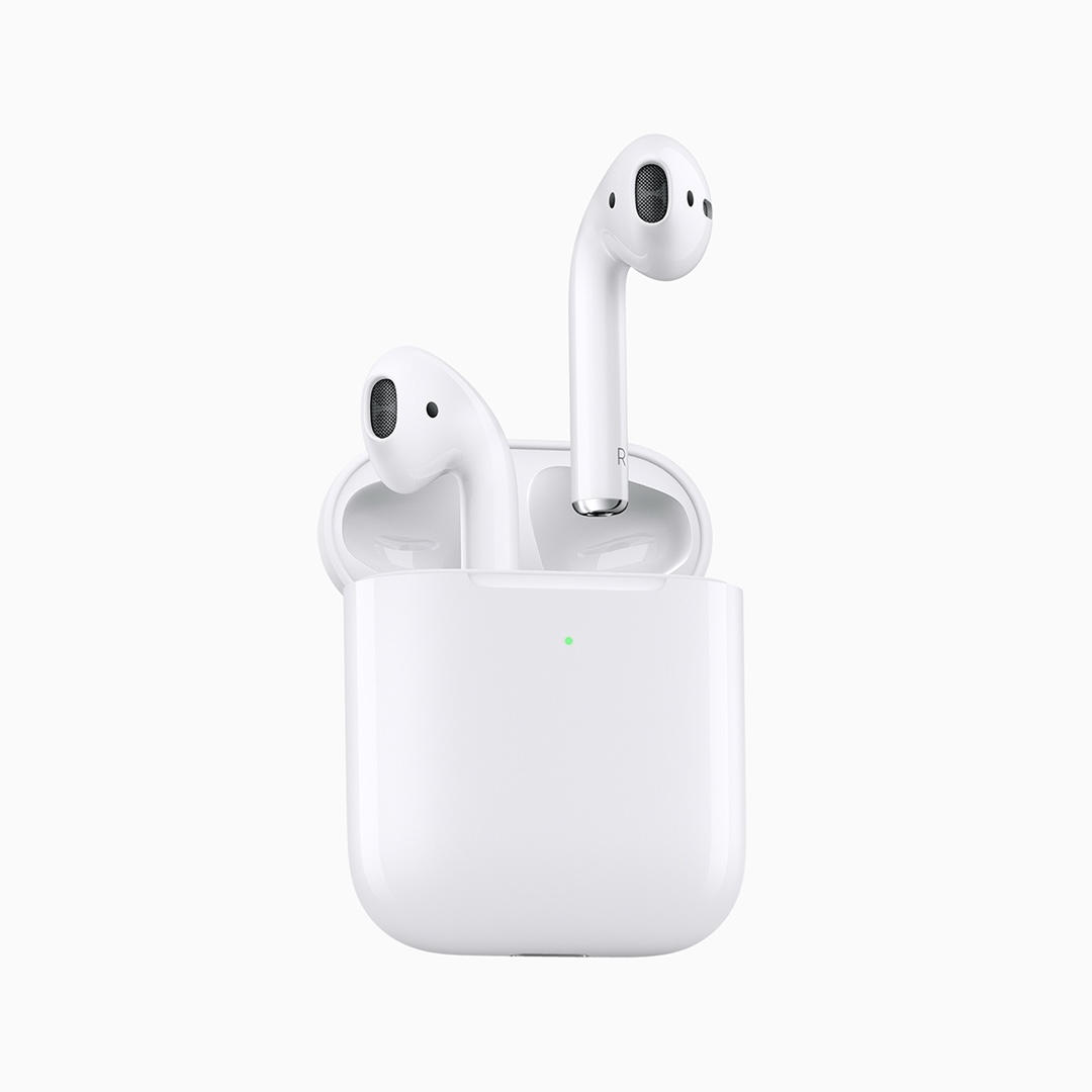The audio of turning on and off the Airpods case