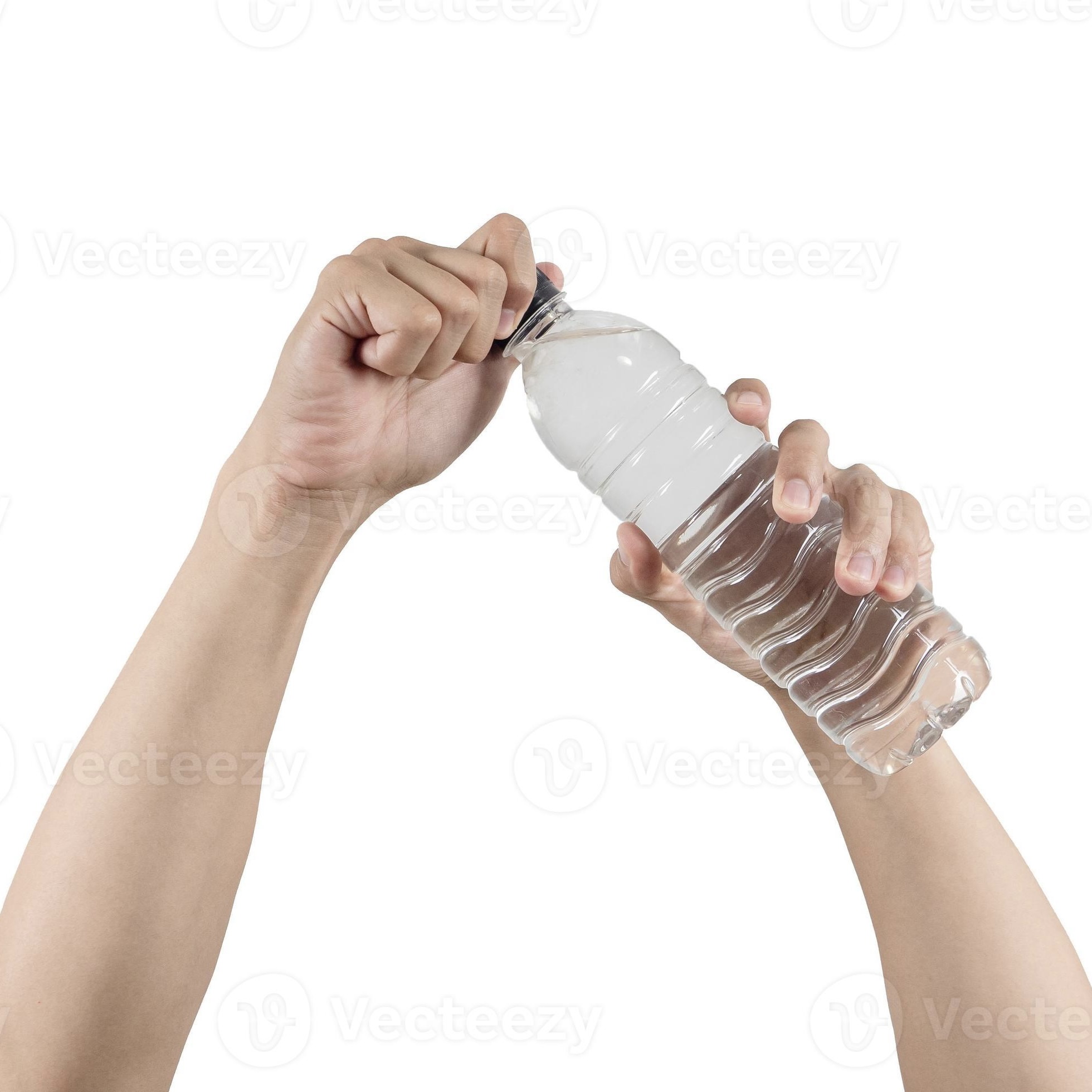 The audio of opening a bottle cap