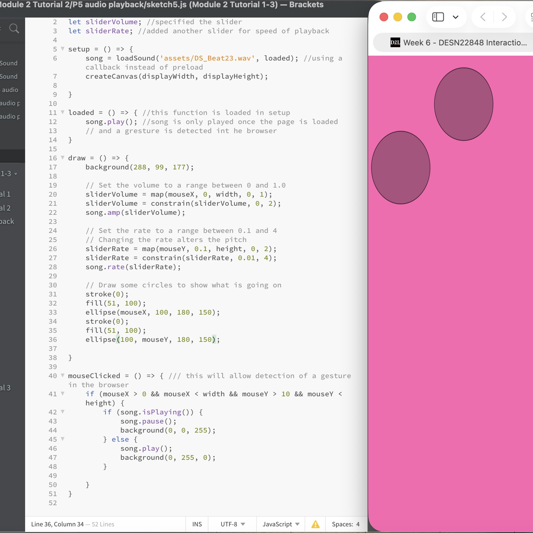 I changed the sizes of two ellipses.
