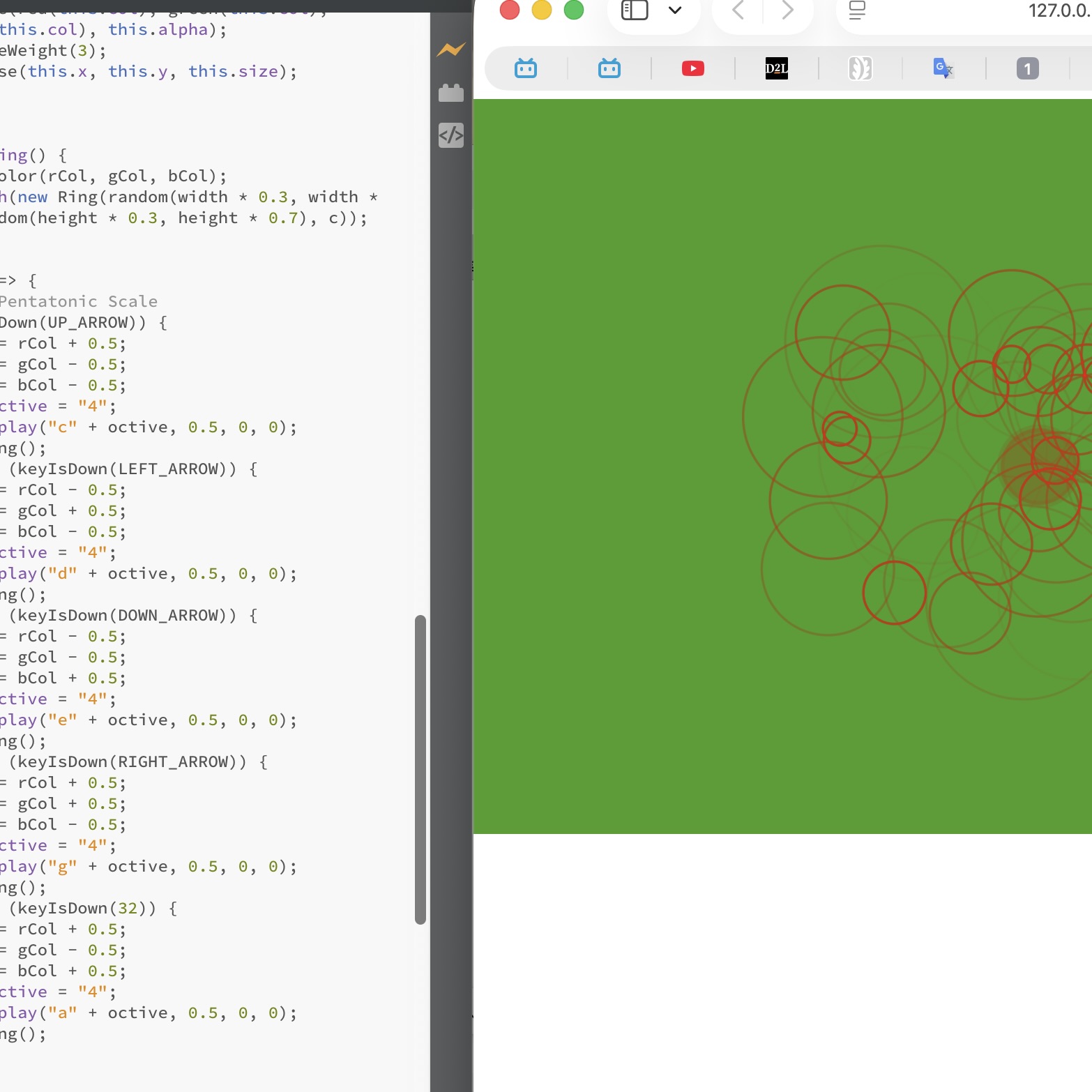 I added codes for ripple effect