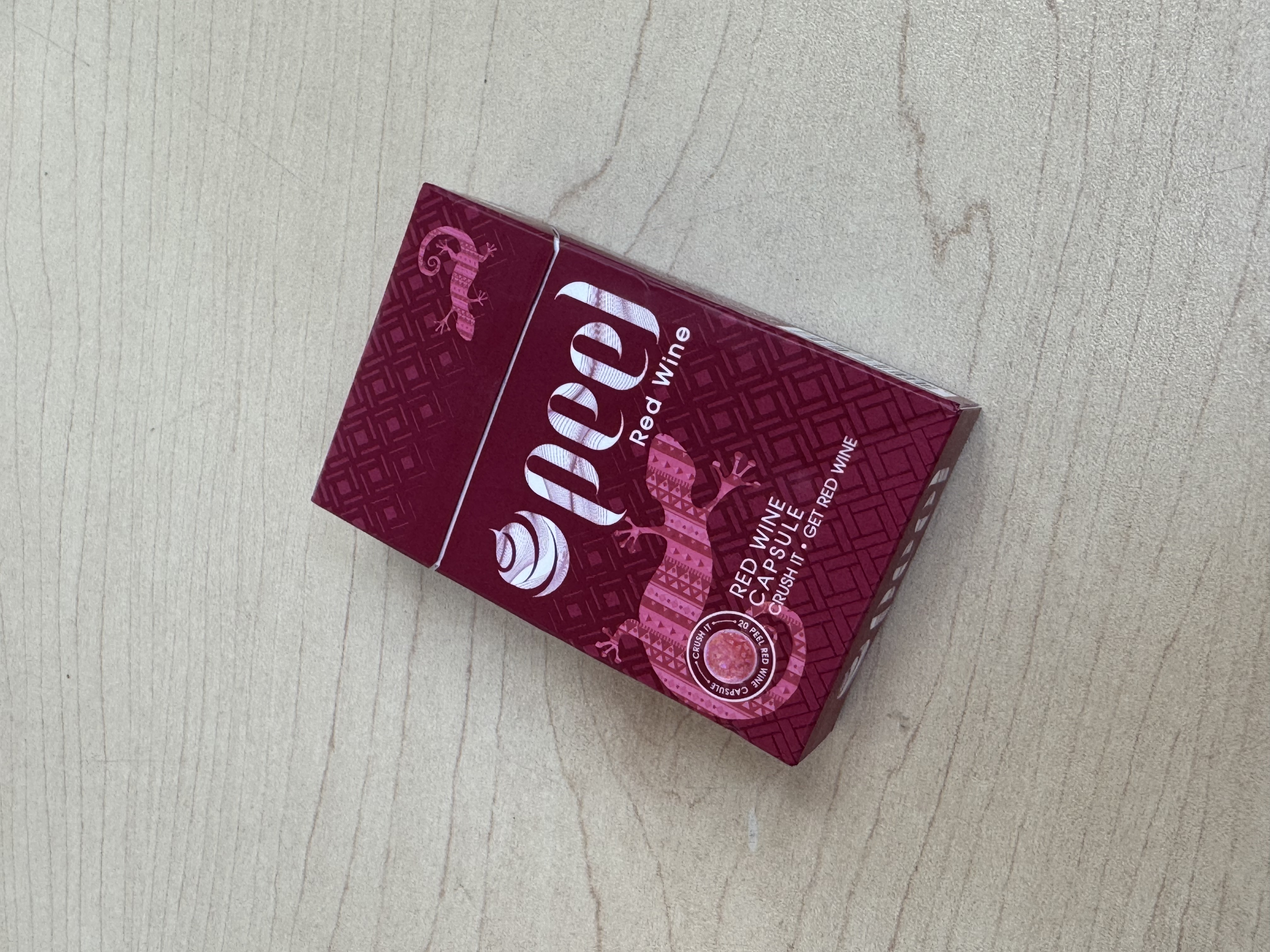 This is a front shot image of a cigarettes box.