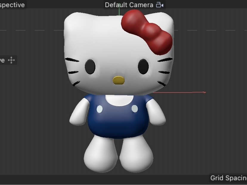 This is the front view of the kitty.