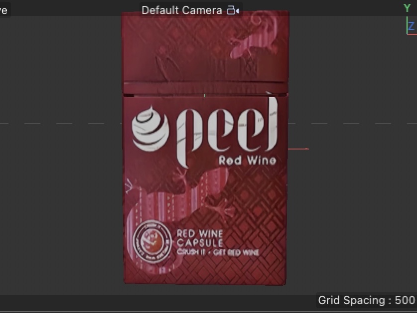 This is the model of the cigarette box.