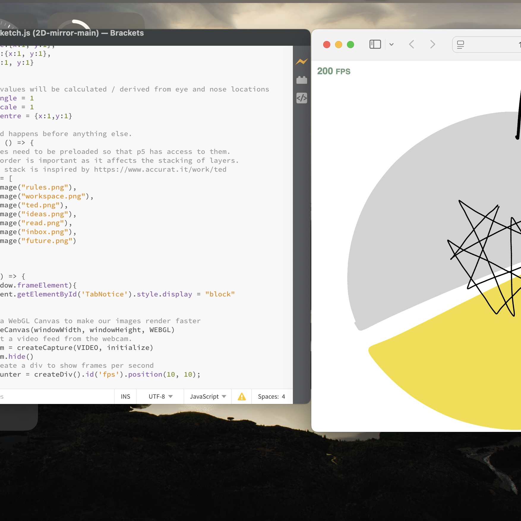 Putting PNGs of each layers into the code.