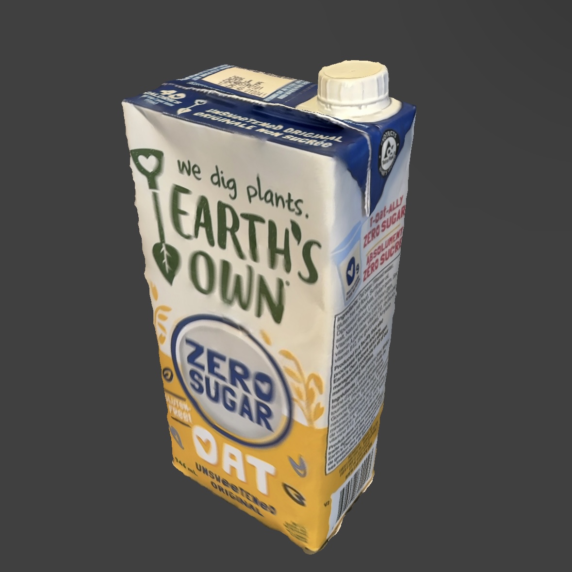 Scaniverse testing 1, This is the oat milk box.