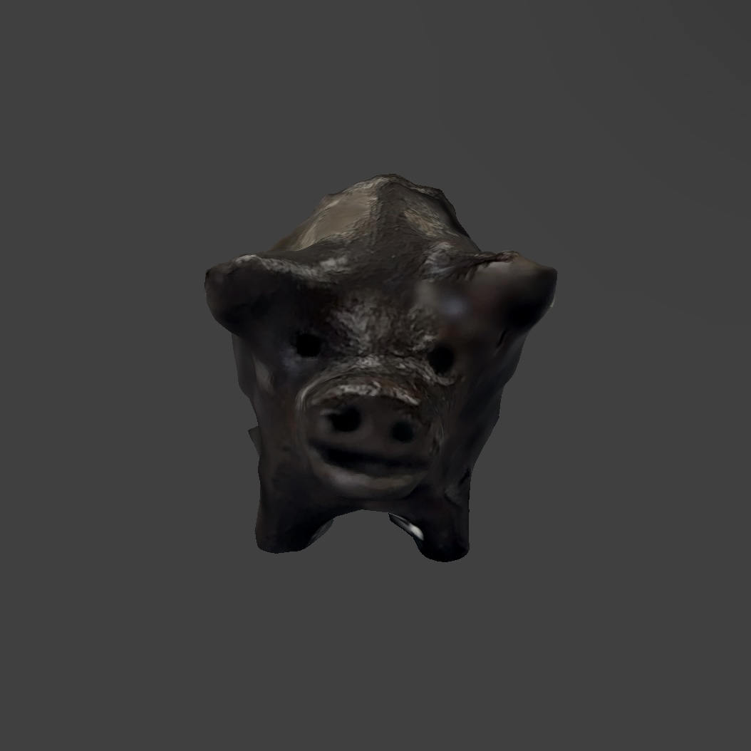 Scaniverse testing 11. This is a souvenir I brought from a South American cultural district in California. This little pig is a representative handicraft of Chile.